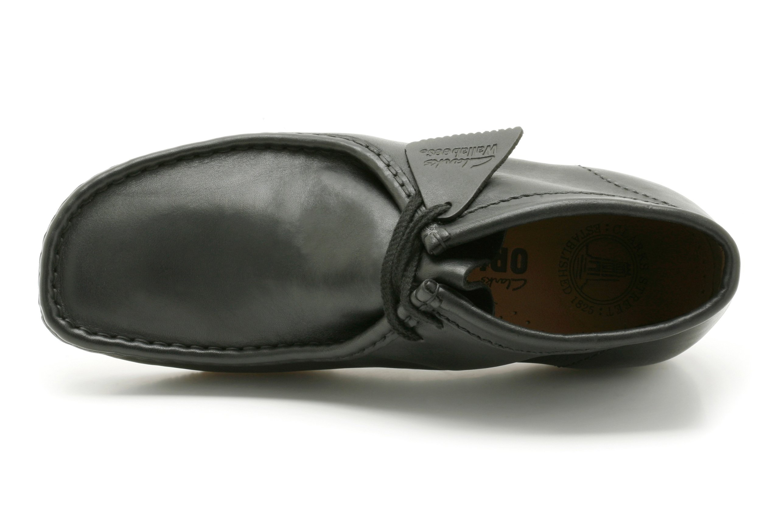 Clarks Wallabee Boot 00111593 Black Smooth Leather - Comfortable Men's Casual Shoes for Everyday Wear & Outdoor Activities
