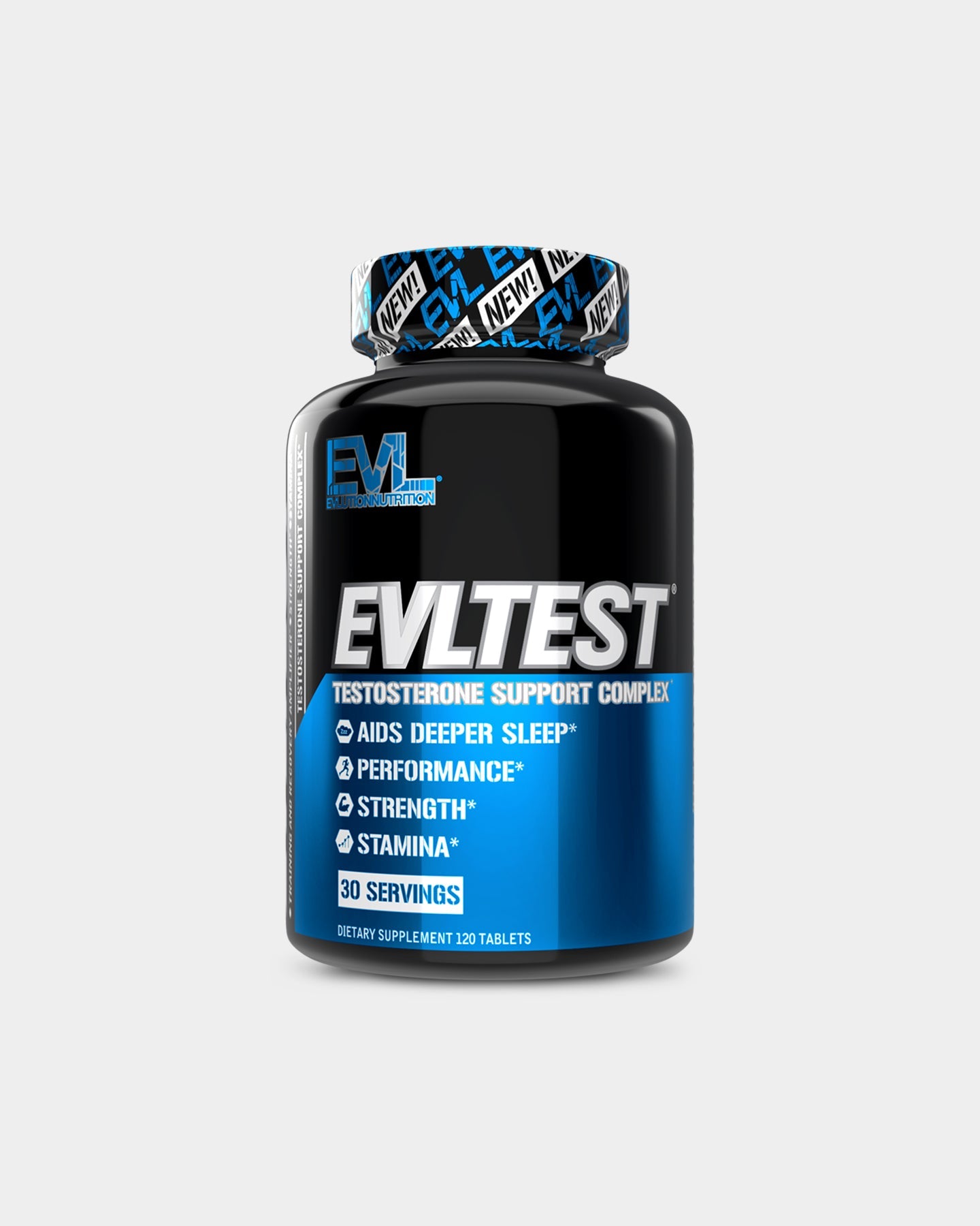 EVLUTION NUTRITION EVL TEST - Premium Testosterone Booster Supplement for Men - Muscle Growth, Strength & Energy Support - Gym, Workout & Fitness Performance Enhancer