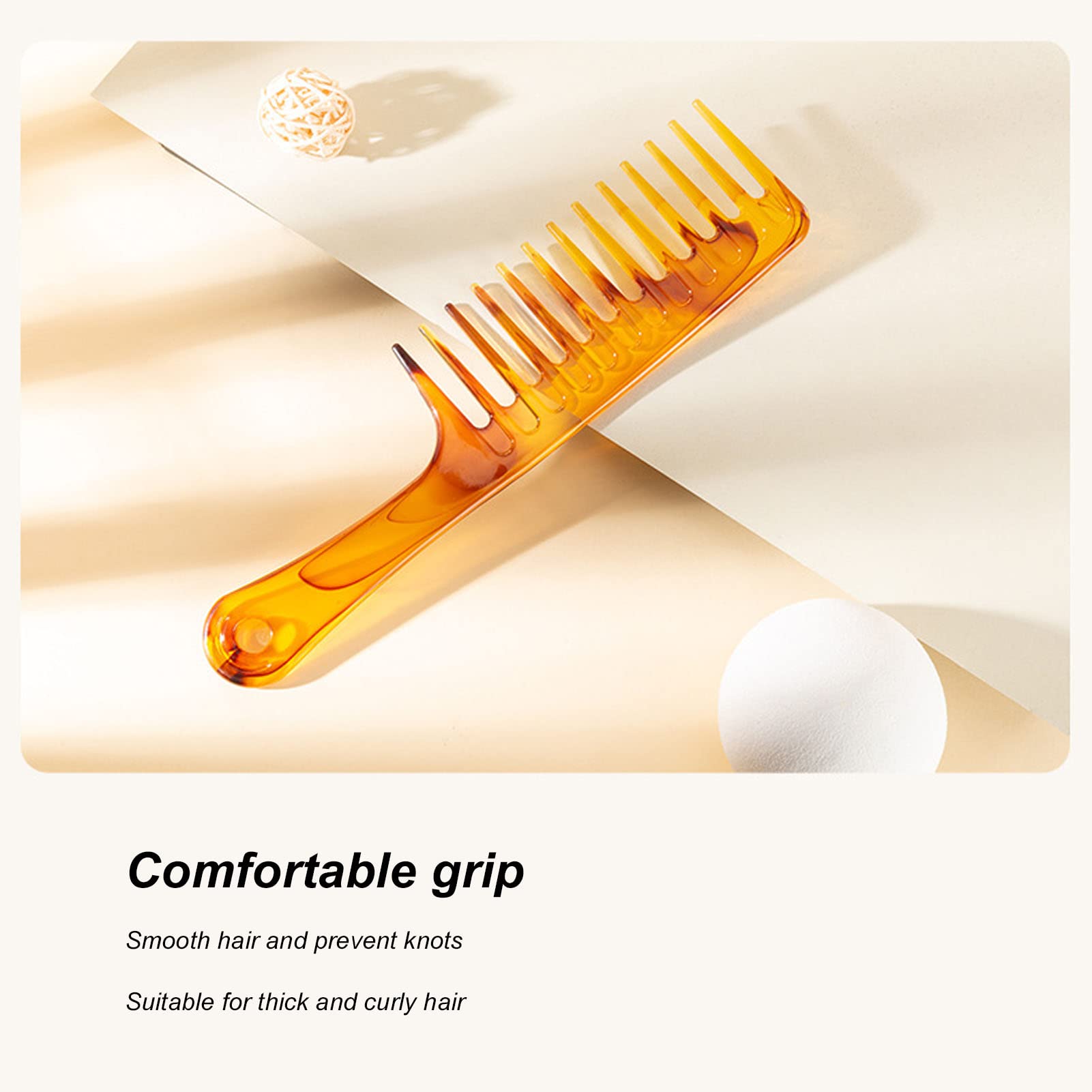 3pcs Hair Comb Set for Men & Women - Oil Head Comb, Fish Bone Comb & Slicked Back Comb - Professional Wide Tooth Styling Tools for Home & Barber Shop - Perfect for Hair Care, Styling & Grooming