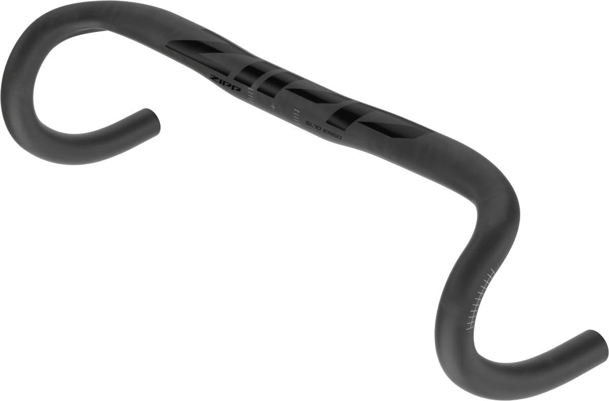 Zipp SL70 Ergo Drop Handlebar - 31.8mm Clamp, 42cm Width - Matte Black A2 Carbon Fiber Road Bike Handlebar for Racing & Endurance Cycling