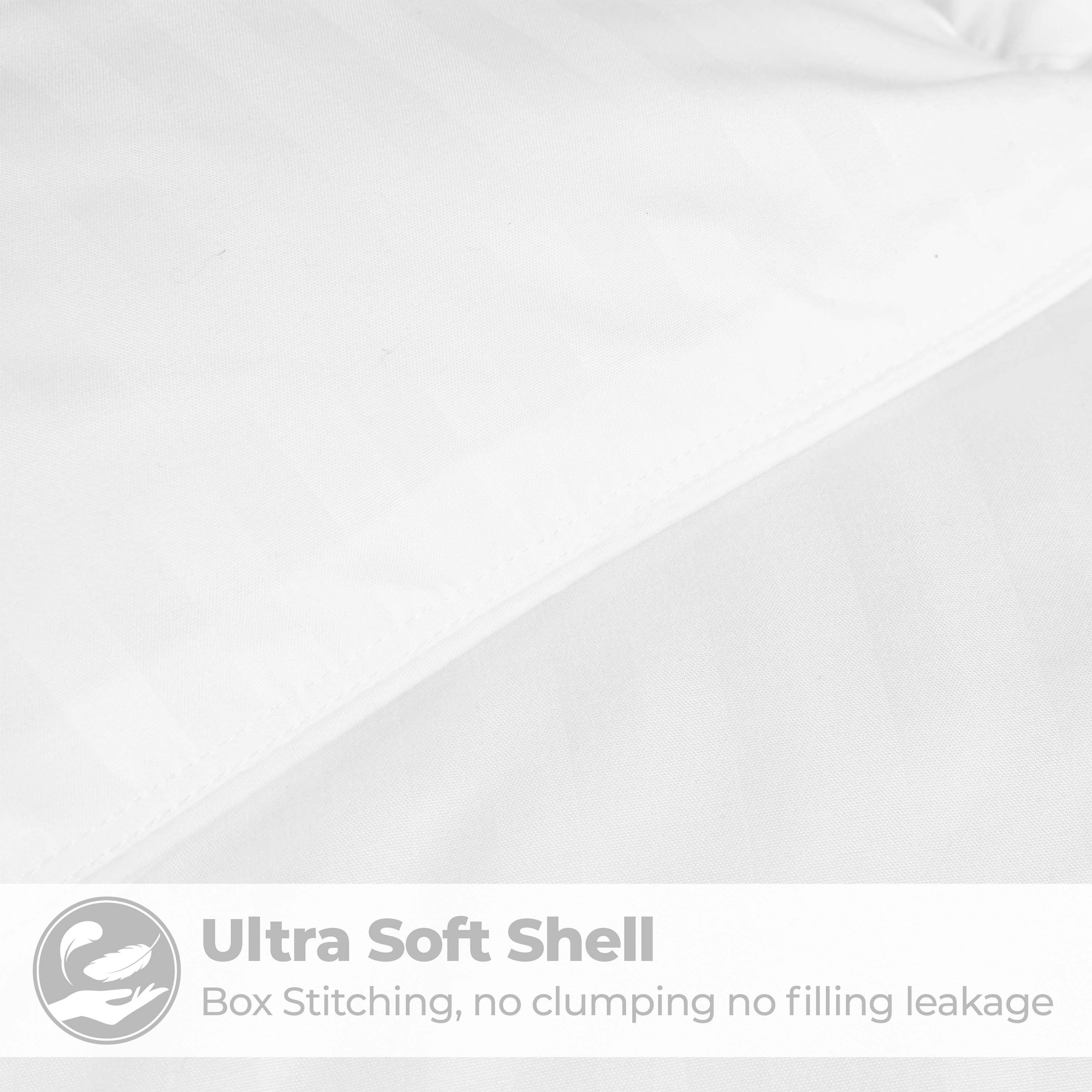 Reversible Striped Down Alternative Comforter - Soft & Lightweight All-Season Bedding for Cozy Sleep - Perfect for Bedrooms, Guest Rooms & Dorm Rooms