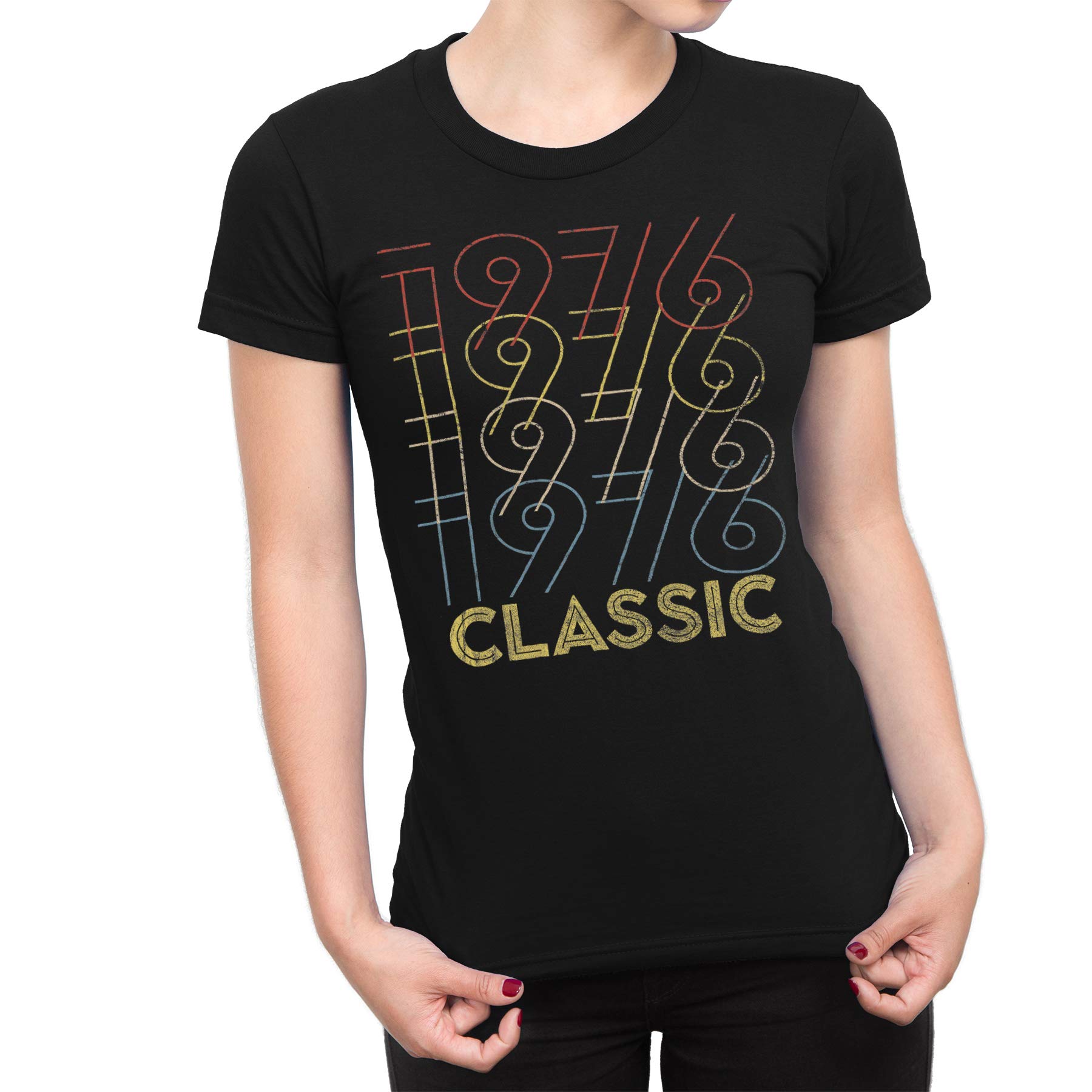 Vintage 1976 Retro 49th Birthday T-Shirt for Women - Classic Throwback Gift Idea - Perfect for Birthday Parties, Surprise Gifts & Milestone Celebrations