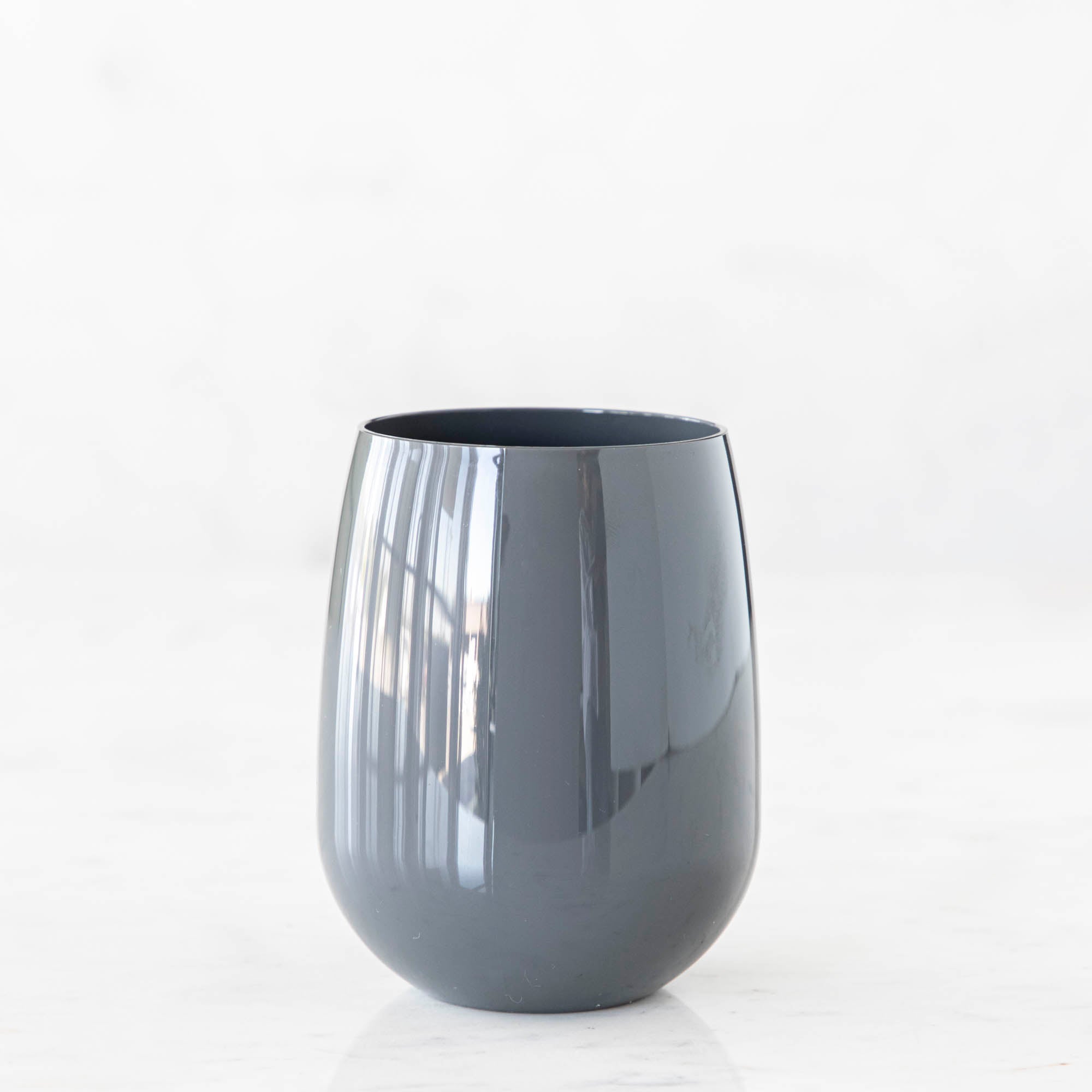 Stemless Wine Glass Set - 16oz Shatterproof BPA-Free Symmetrical Drinking Glasses for Red & White Wine, Cocktails, Juice - Perfect for Parties, Weddings, Home & Outdoor Use