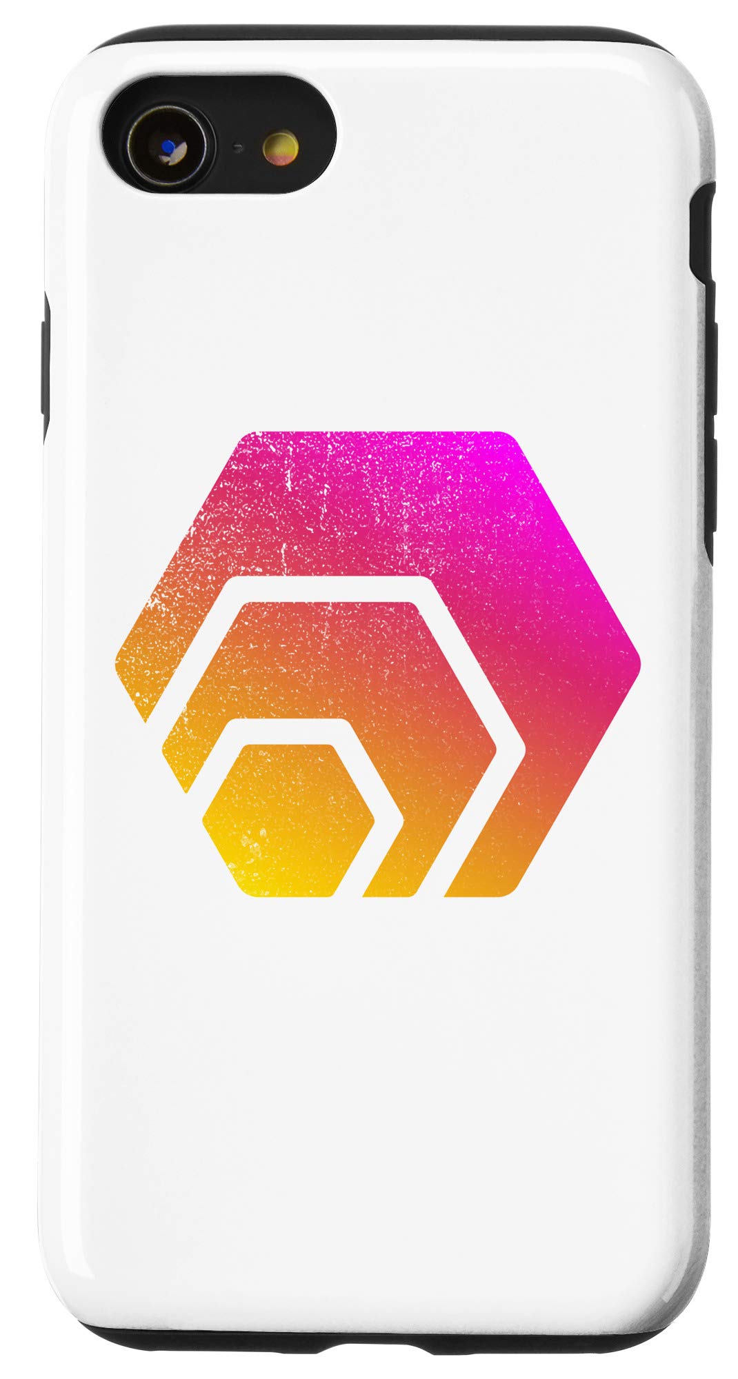 iPhone SE (2020) / 7 / 8 Crypto Wallet Case - Secure Hex Design for Cryptocurrency Protection | Perfect for Mobile Bitcoin & Ethereum Transactions