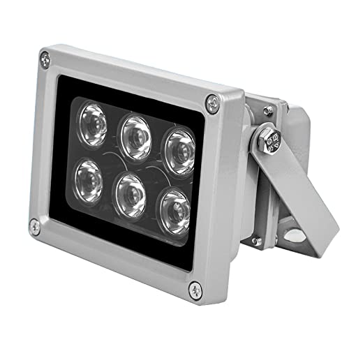 OwlCat 940nm 6 LEDs 45° Wide Angle Infrared Illuminator - Night Vision IR Light for IP Camera & CCTV Security System | Waterproof Outdoor Use for Home Surveillance & Wildlife Monitoring