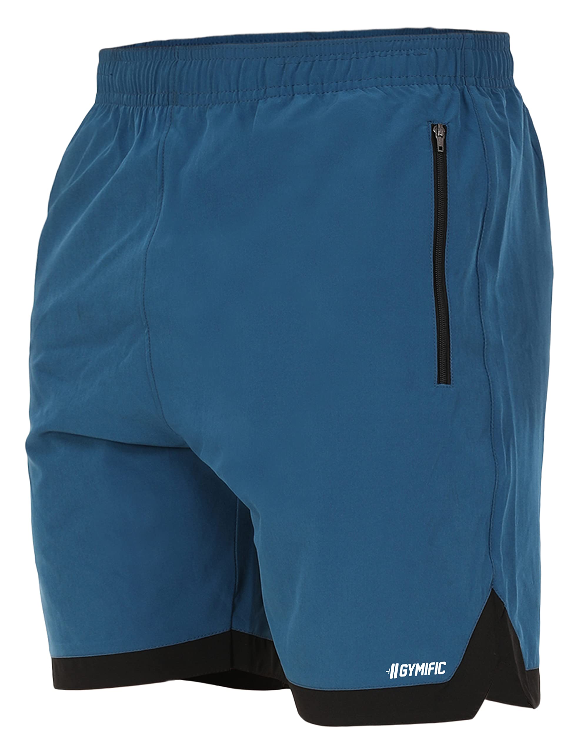 GYMIFIC Men's Dry Fit Running Shorts - Breathable Quick-Dry Workout Shorts for Gym, Jogging & Sports Training