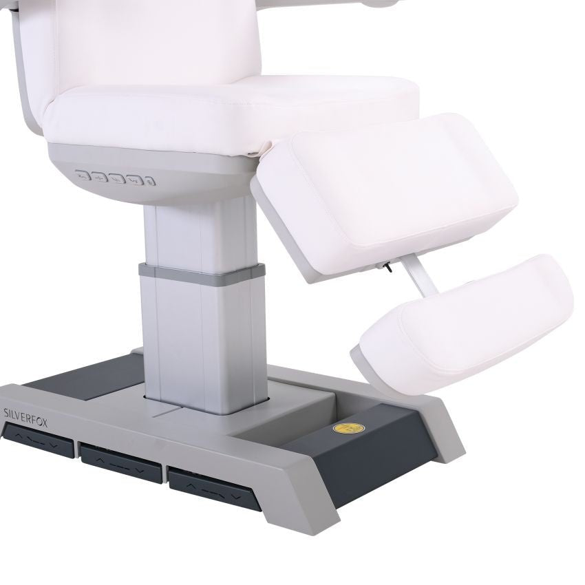 Premium Silverfox 4-Motor Electric Facial Chair with Adjustable Bed 2218BN - Professional Spa & Beauty Salon Massage Equipment for Relaxation & Skin Care Treatments