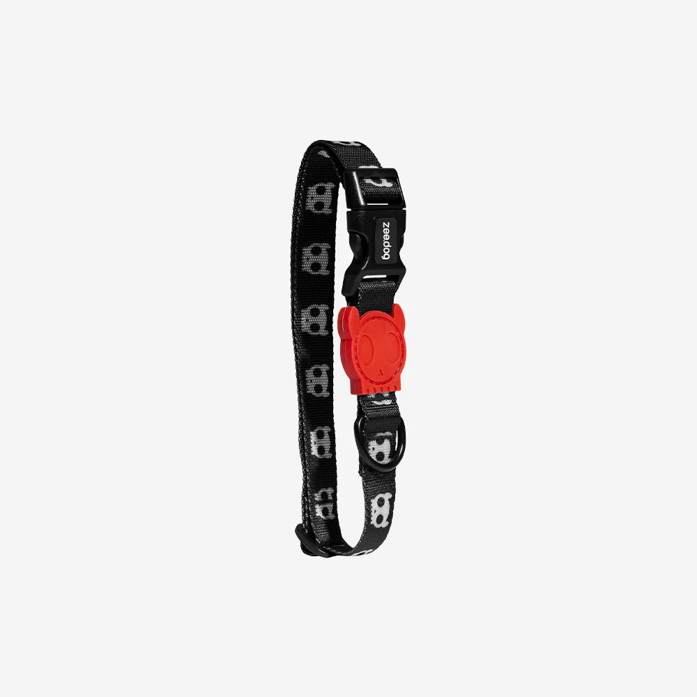Zee.Dog Skull 2.0 Dog Collar - Stylish Pet Accessory for Small, Medium & Large Dogs - Perfect for Daily Walks, Training & Outdoor Adventures