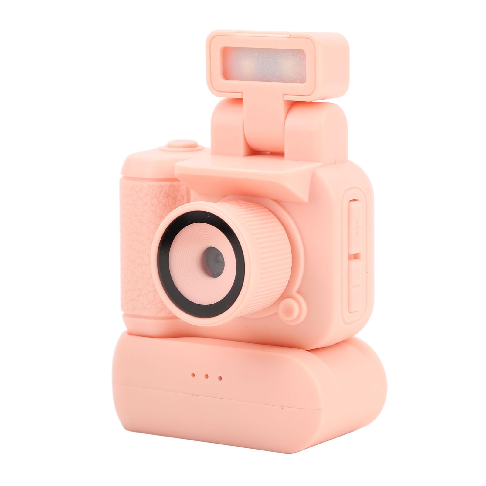 Lazmin112 Mini DV Camera 1080P HD - Portable Small Video Camera with Flashlight, 1.44in Micro DVR Camcorder - Keychain Video Recorder for Students, Kids, Home Security & Vlogging (Light Red) - Perfect for Travel, Classroom & Outdoor Adventures