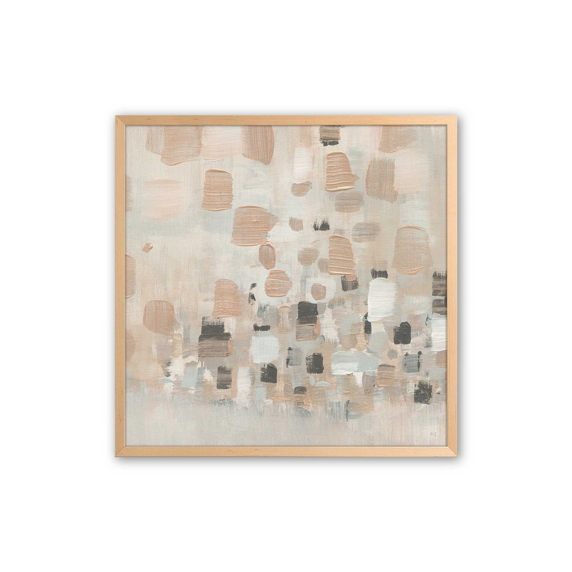 Earthen Harmony Abstract Print Wall Art - Modern Boho Home Decor for Living Room, Bedroom & Office
