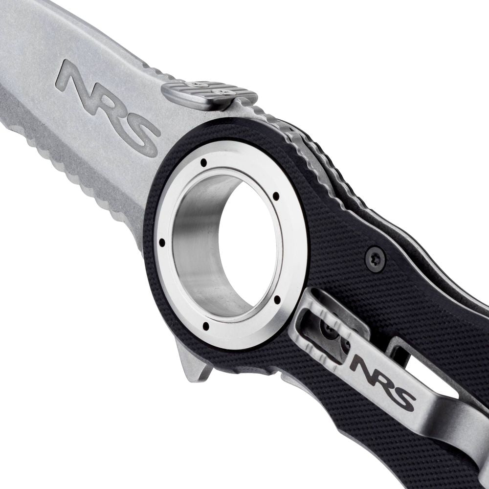 NRS Pilot Access Knife - Compact Folding Knife with Stainless Steel Blade for Outdoor, Camping, Hiking & Survival Gear | Perfect for Cutting Ropes, Fishing Lines & Emergency Situations