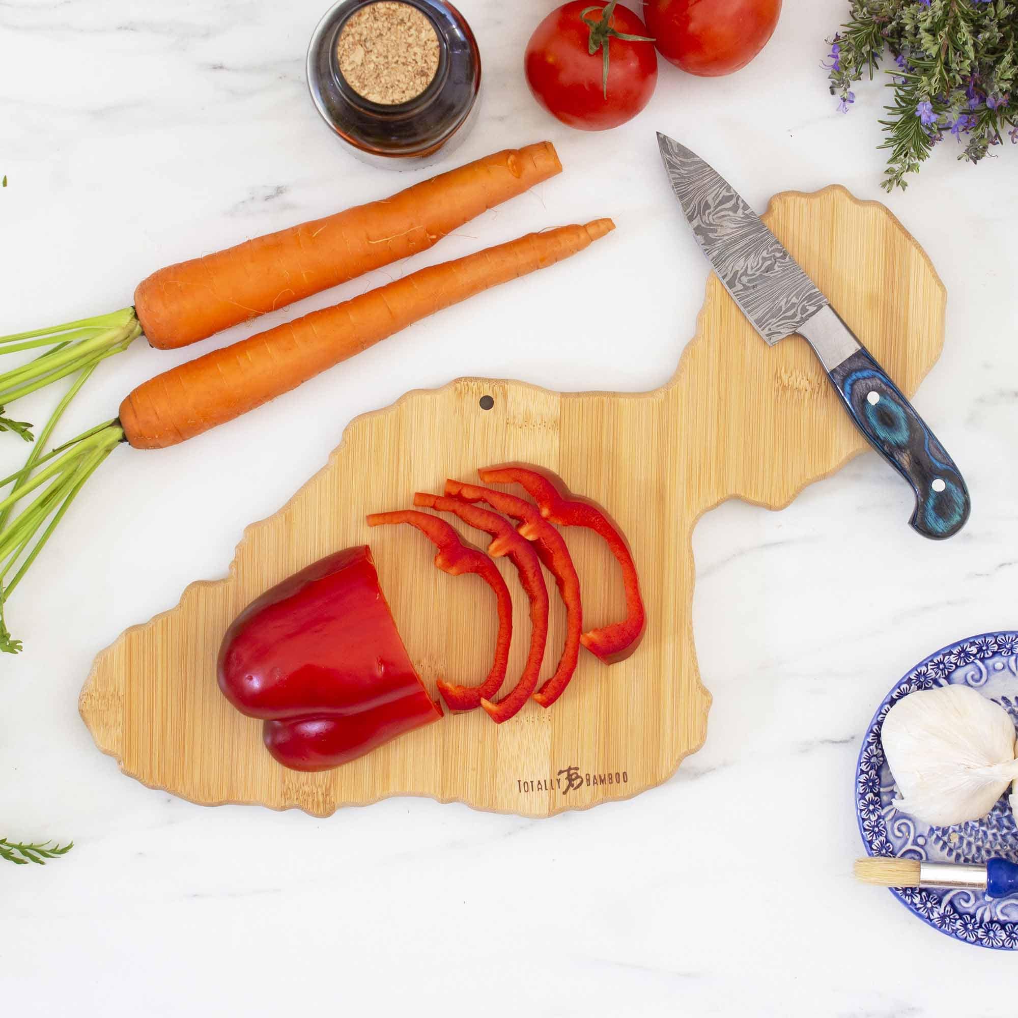 Premium Maui-Inspired Wooden Cutting Board 15.5