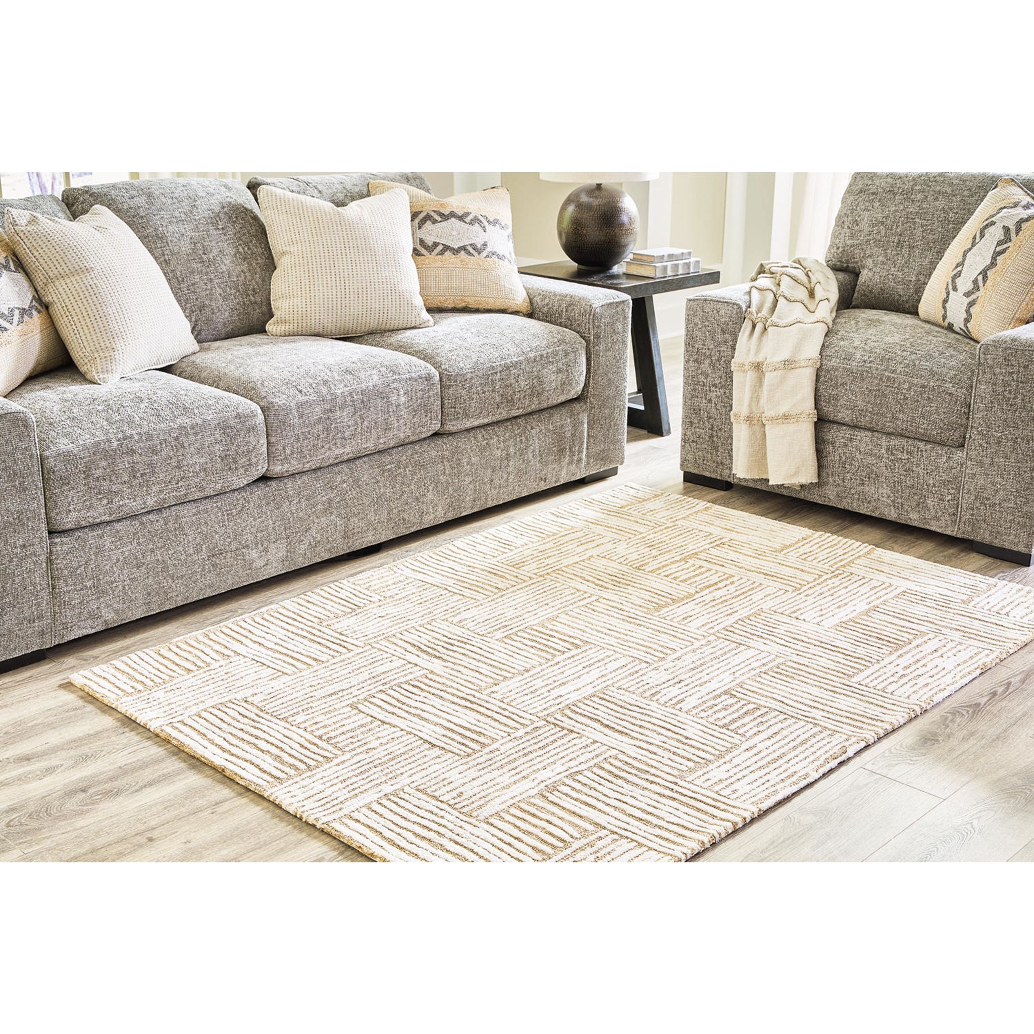 Adanmund Area Rug - Soft Modern Non-Slip Living Room Carpet | Perfect for Bedroom, Home Decor & Cozy Spaces