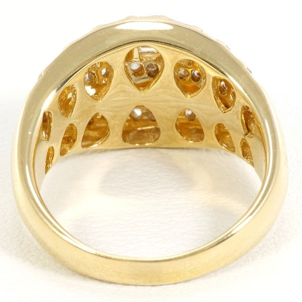 18K Yellow Gold Diamond Ring for Women - Elegant Solitaire Engagement & Wedding Band - Perfect for Proposals, Anniversaries, and Special Occasions