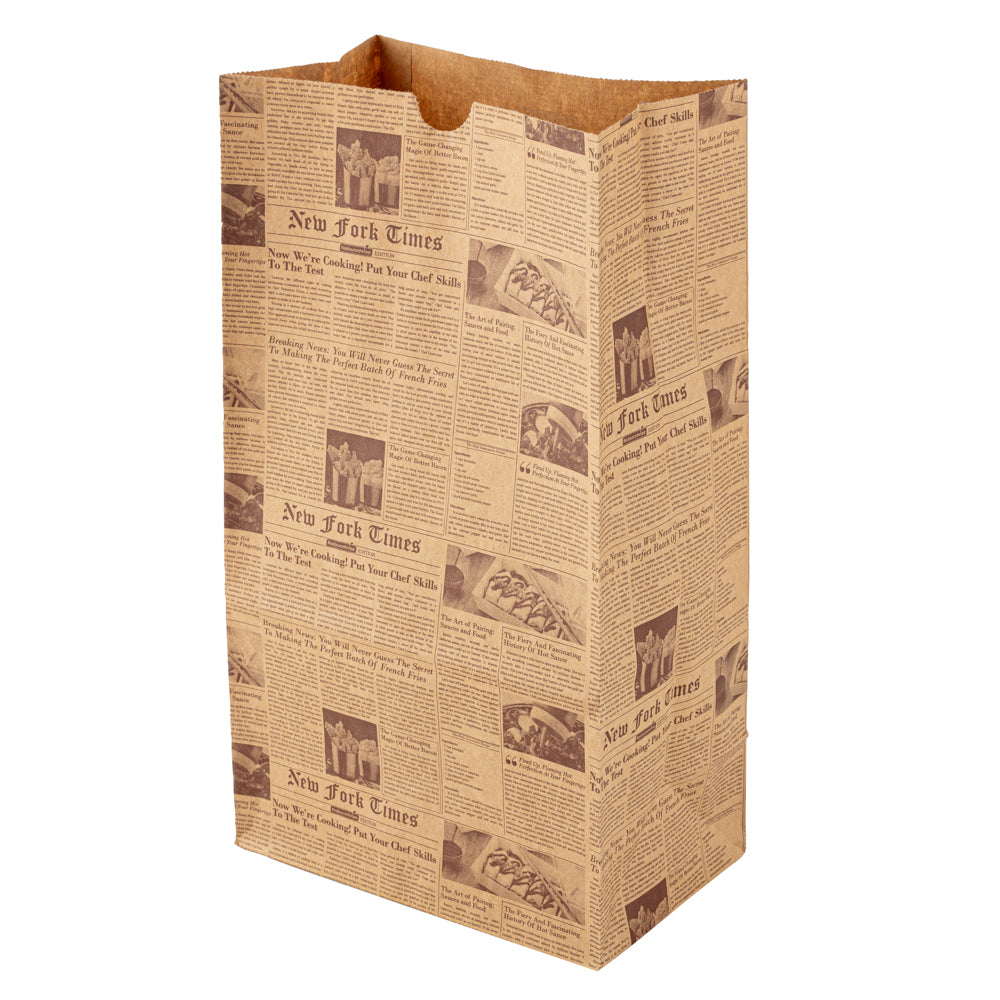 Eco-Friendly Kraft Paper Bags 12 lb, 7 x 4.25 x 12.5 Inches - 100 Count Box - Perfect for Grocery, Retail & Gift Packaging