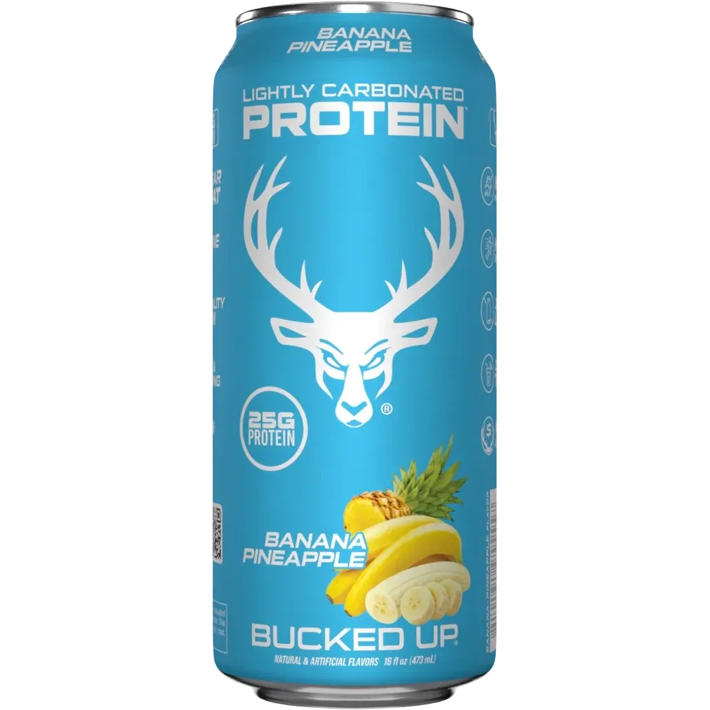 Bucked Up Lightly Carbonated Protein Drink - Ready-to-Drink (RTD) Protein Shake for Muscle Recovery & Energy Boost - Perfect for Post-Workout, Gym & Active Lifestyle