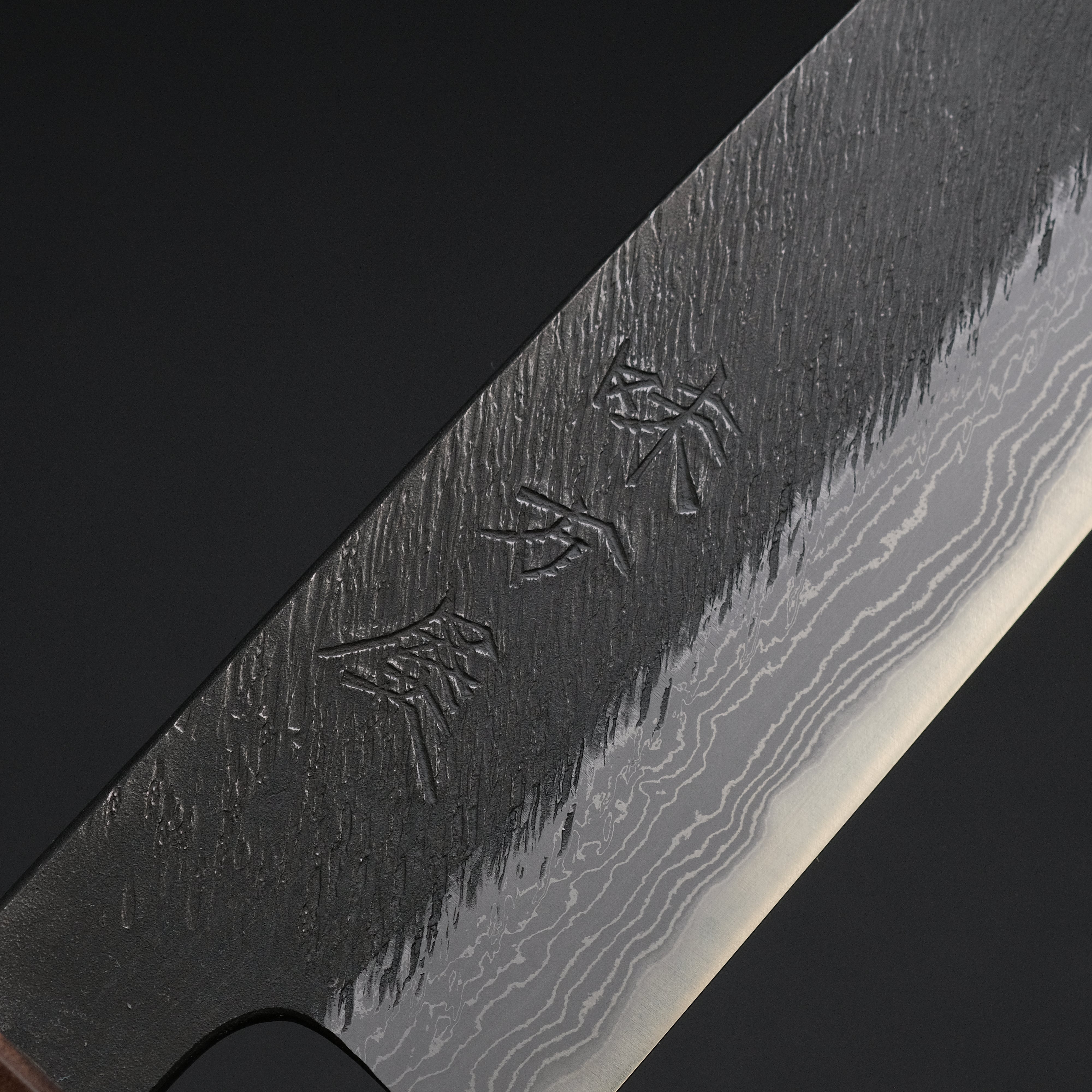 Premium Japanese Damascus Steel Ajikataya White #2 Matsuba Petty Knife 150mm with Ebony & Stabilized Wood Handle - Perfect for Slicing, Peeling & Precision Kitchen Tasks (#29)
