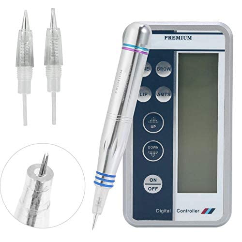 Premium Charmant Rotary Semi-Mastor Digital Tattoo Gun Pen - Permanent Makeup Kit for Eyebrows, Lips & Eyeliner | Professional Tattoo Equipment for Artists & Beginners
