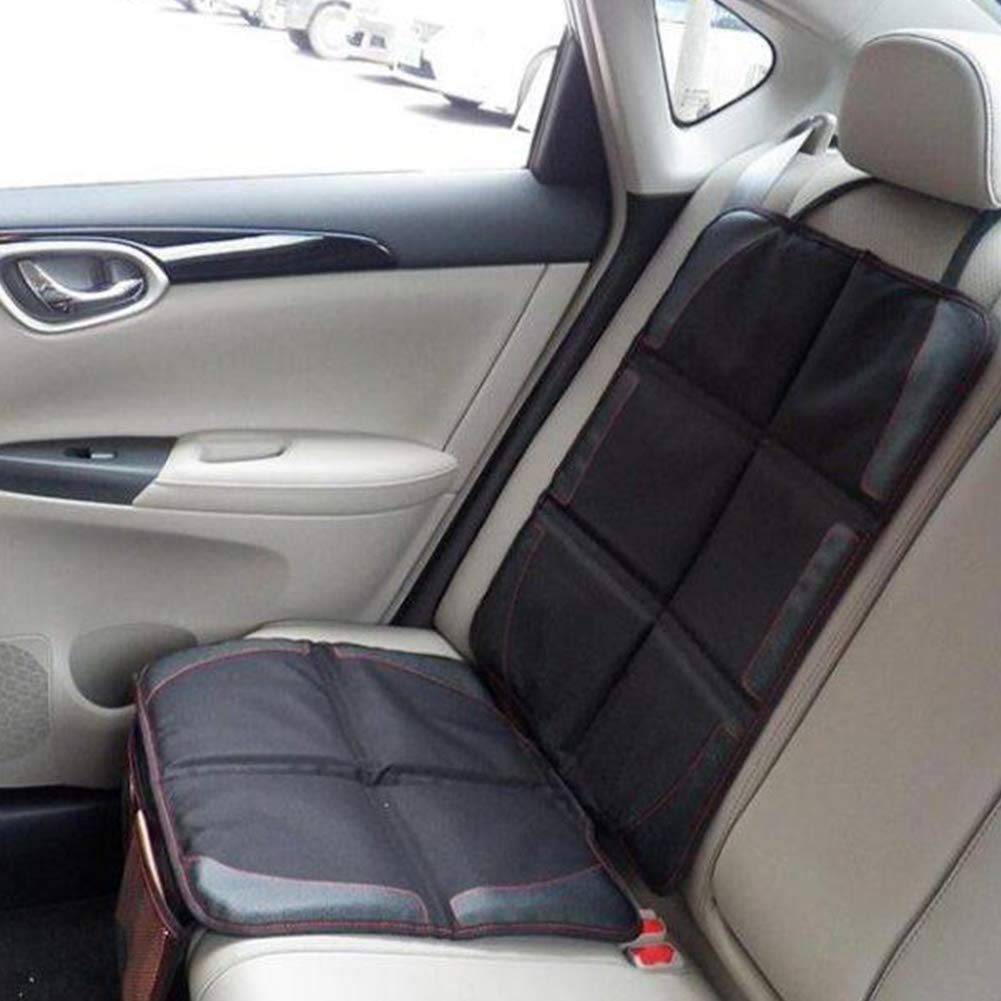 J&C Car Seat Protector - Waterproof Non-Slip Car Seat Cover for Baby & Child Safety Seats, Dog Mats & Kick Mats - Perfect for Road Trips, Daily Commutes & Pet Travel