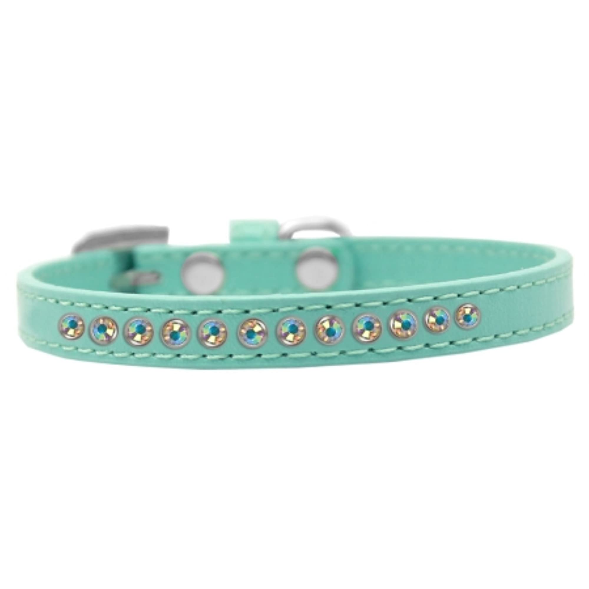 Premium AB Crystal Dog Collar for Small Puppies - Sparkling Adjustable Pet Collar with Rhinestones for Fashion & Safety | Perfect for Daily Walks, Grooming, and Special Occasions