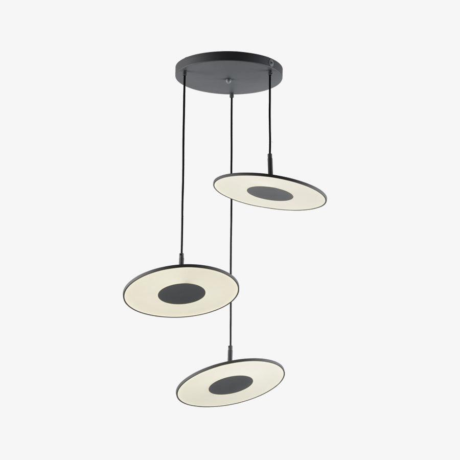 Circa Pendant Lamp - Modern Hanging Light Fixture for Kitchen Island, Dining Room & Bedroom - Adjustable LED Chandelier with Dimmable Lighting