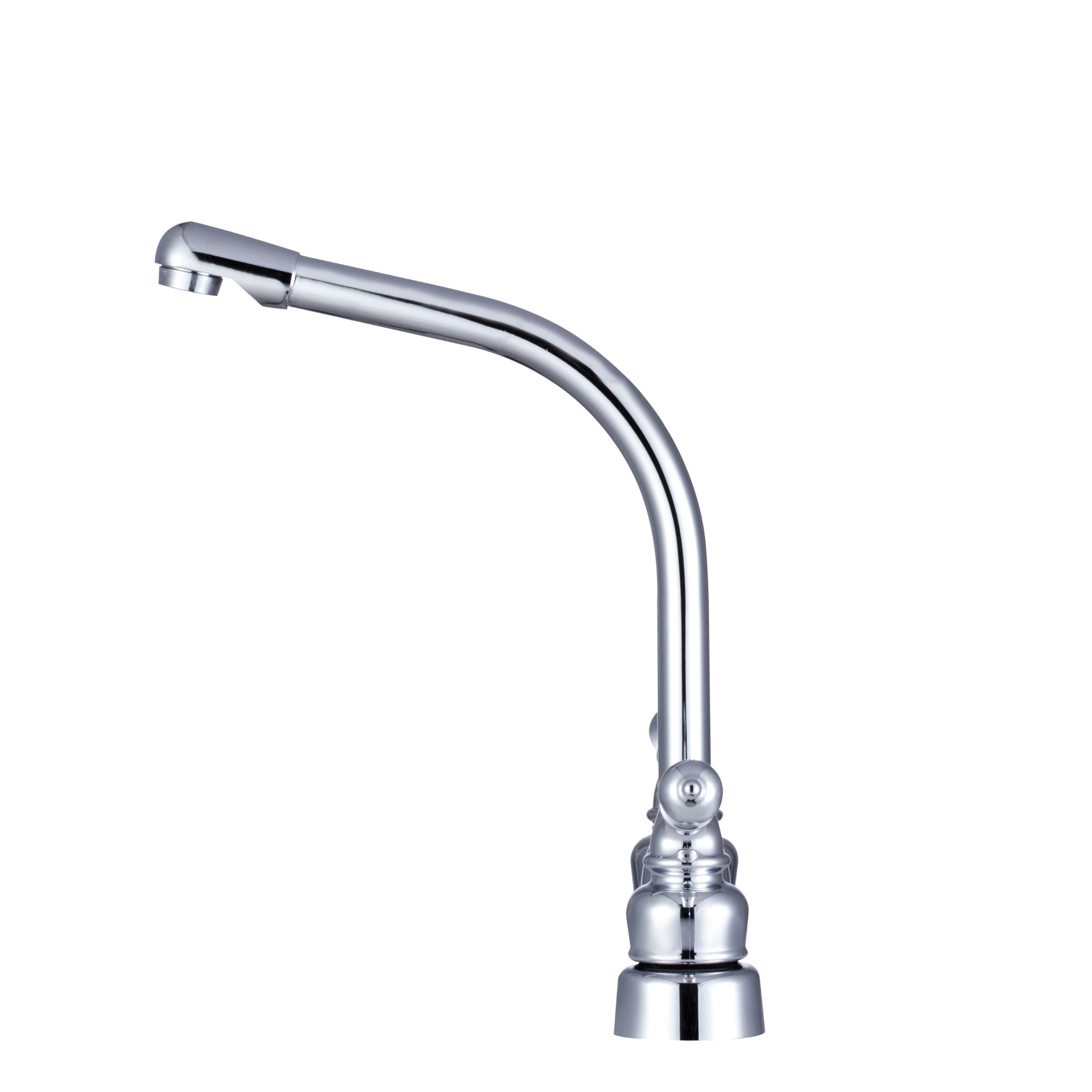 Dura Faucet DF-PK210C-CP High-Rise RV Kitchen Sink Faucet with Classic Levers in Chrome Finish - Perfect for Camper, Motorhome & Travel Trailer Water Systems