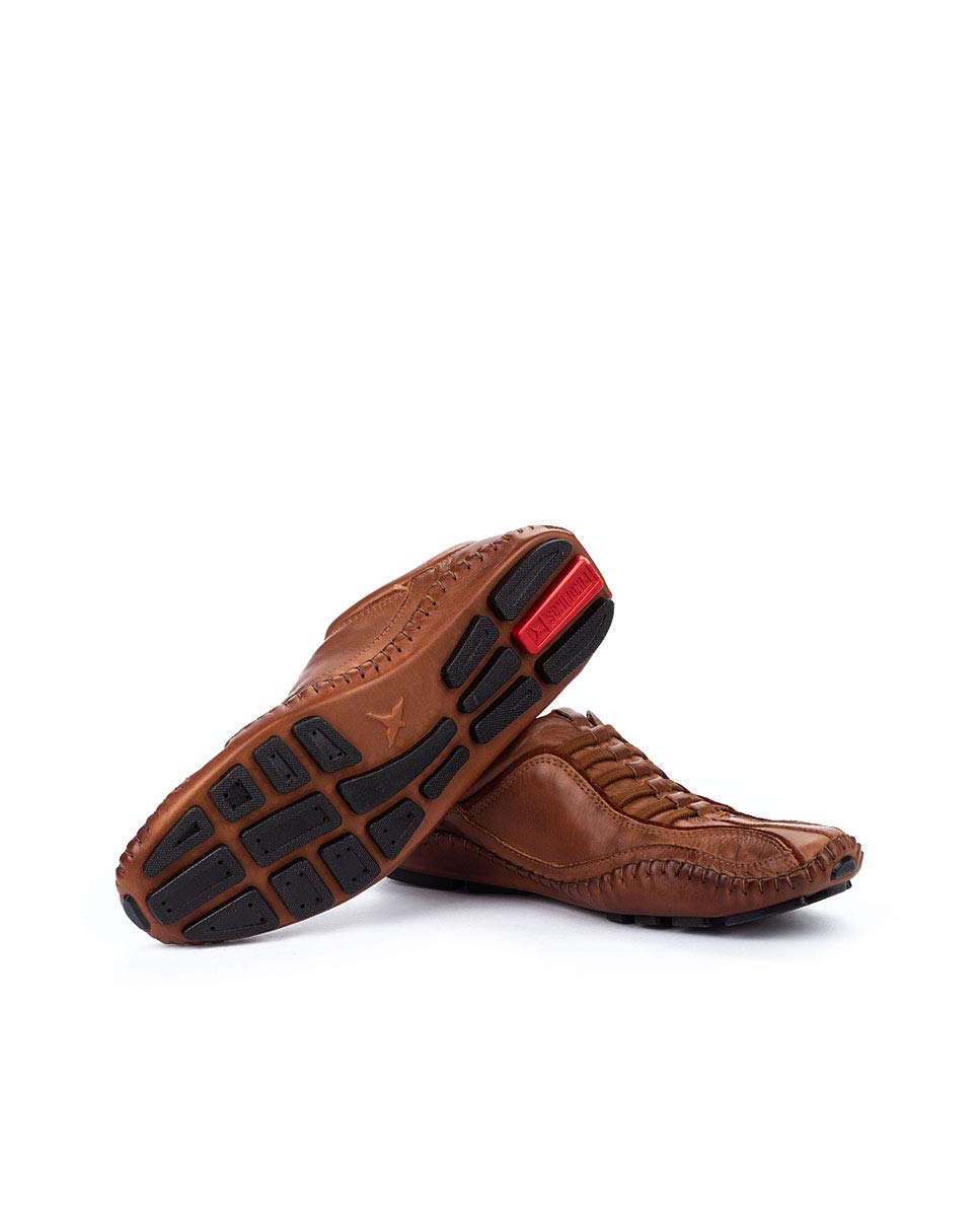 PIKOLINOS Men's Leather Sneakers - Fuencarral Style | Comfortable Casual Shoes for Walking, Travel & Everyday Wear