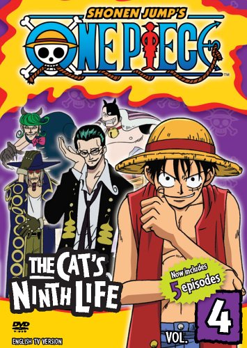 One Piece Vol. 4: The Cat's Ninth Life - Anime DVD | Action-Packed Pirate Adventure | Perfect for Anime Fans & Collectors | Great for Movie Nights & Gift Giving