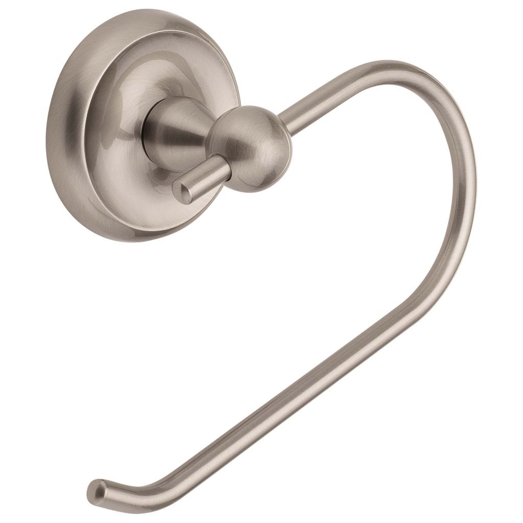 Stainless Steel Toilet Paper Holder - Portsmouth Collection European Style Bathroom Tissue Roll Dispenser for Modern & Luxury Home Decor