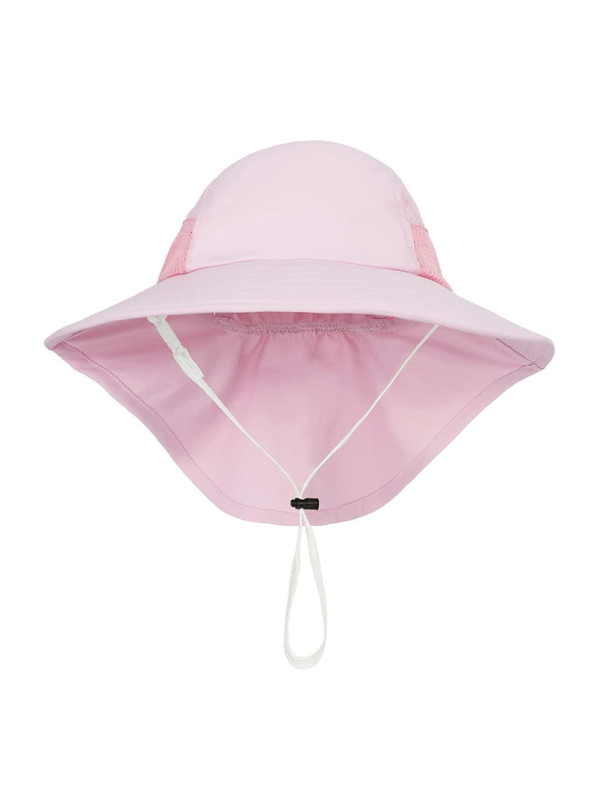 UPF 50+ Baby Sun Hat for Toddlers - Wide Brim UV Protection Beach Hat with Neck Flap for Boys & Girls - Perfect for Outdoor Play, Swimming, Fishing and Summer Activities