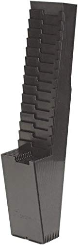 5-Pocket Adjustable Time Card Holder - Organize Employee Time Cards, Payroll & Attendance Tracking - Perfect for Offices, Factories & Small Businesses