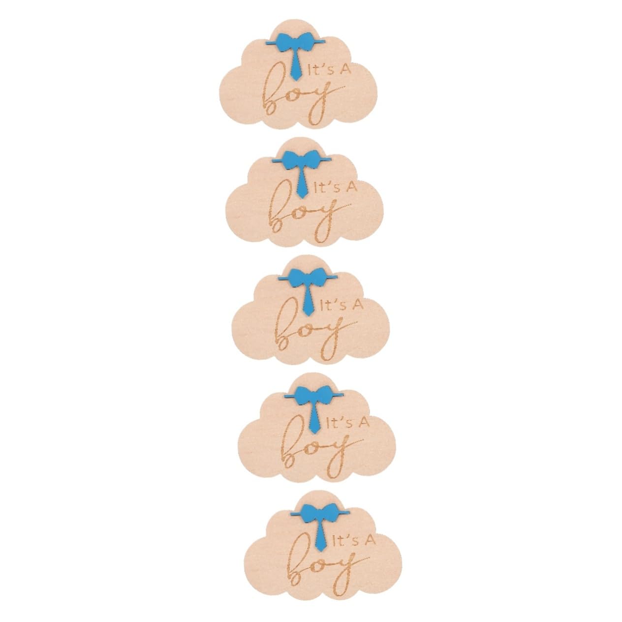 iFundom 5-Piece Wooden Growth Discs & Announcement Cards Set - Baby Milestone Photo Props, Welcome Sign for Newborn, Birthday, Pregnancy Announcement - Perfect for Baby Showers, Gender Reveals & Family Photo Shoots