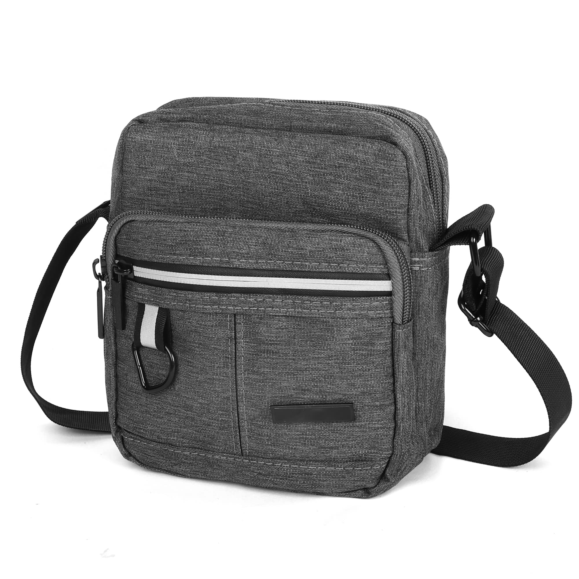 Kaket Men's Waterproof Crossbody Shoulder Bag - Slim Travel Messenger Bag for Business & Casual Use with Multiple Pockets - Perfect for Work, Commuting & Outdoor Activities