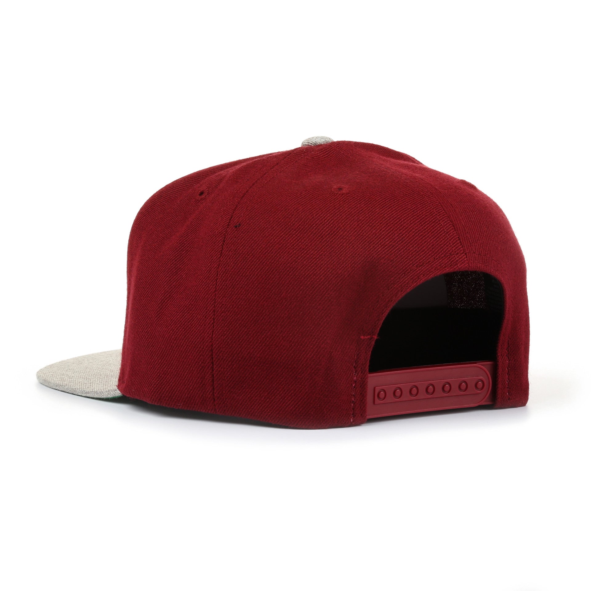 Brixton Wheeler Snapback Hat for Men & Women - Adjustable Burgundy Baseball Cap for Outdoor, Sports & Casual Wear