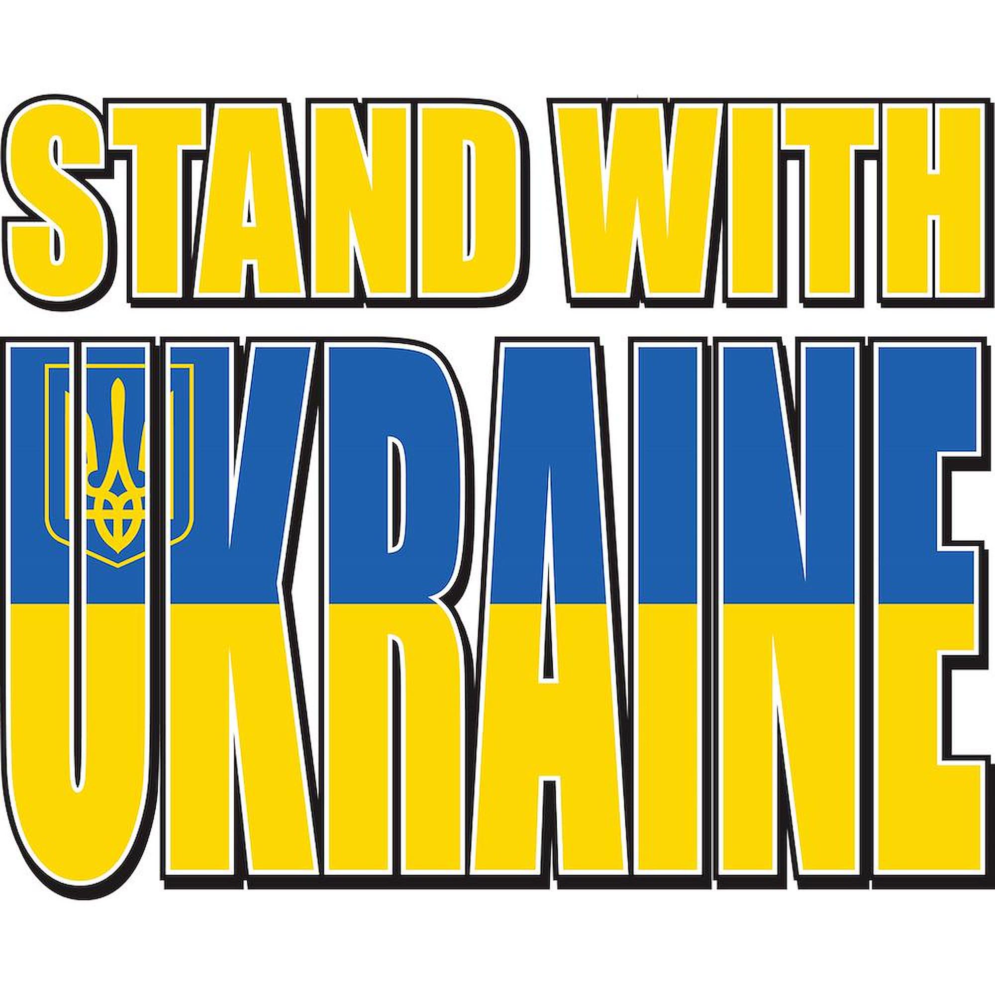 Stand With Ukraine 20 oz Ceramic Coffee Mega Mug - Large Insulated Travel Tumbler for Hot & Cold Drinks - Perfect for Home, Office, or Commuting