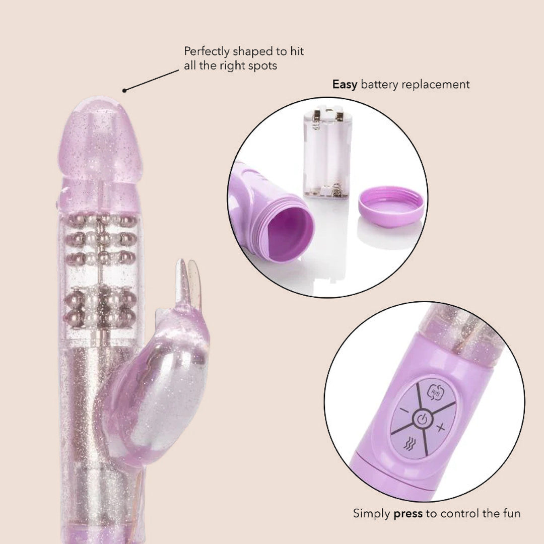 Jack Rabbit® Thrusting & Rotating Rabbit Vibrator - Powerful Dual Stimulation for Women - Perfect for Solo Play & Couples Intimacy