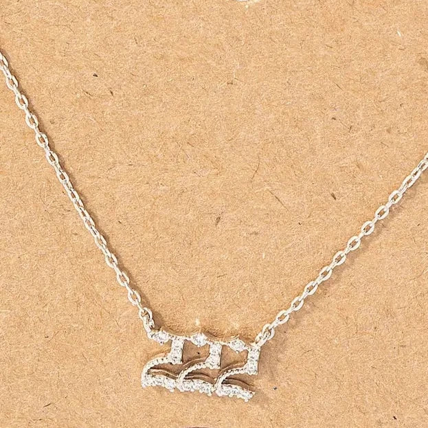 222 Angel Number Necklace - Spiritual Jewelry for Manifestation & Alignment - Perfect for Meditation, Yoga & Positive Energy