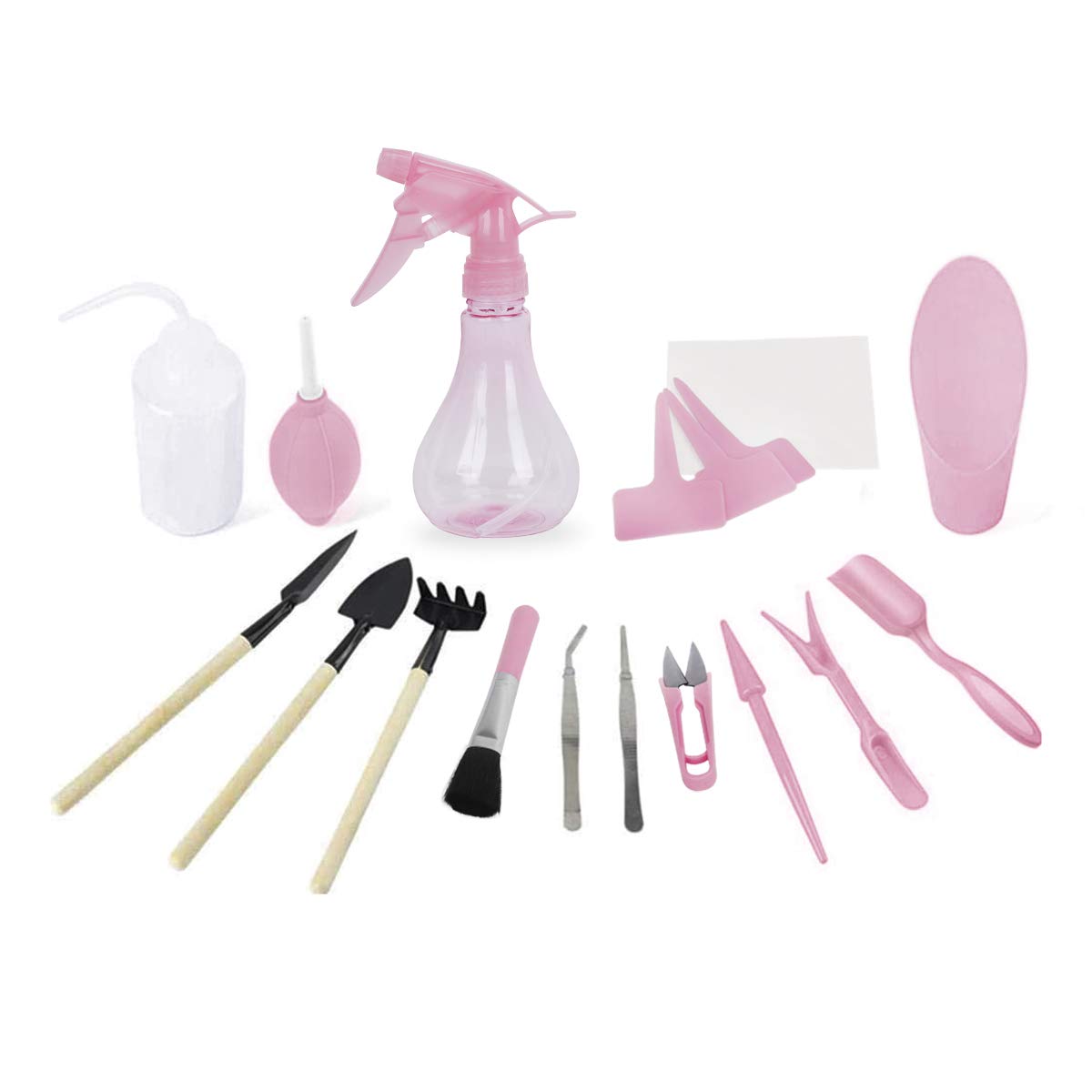 16-Piece Succulent Tool Kit for Indoor Plants & Fairy Gardens
