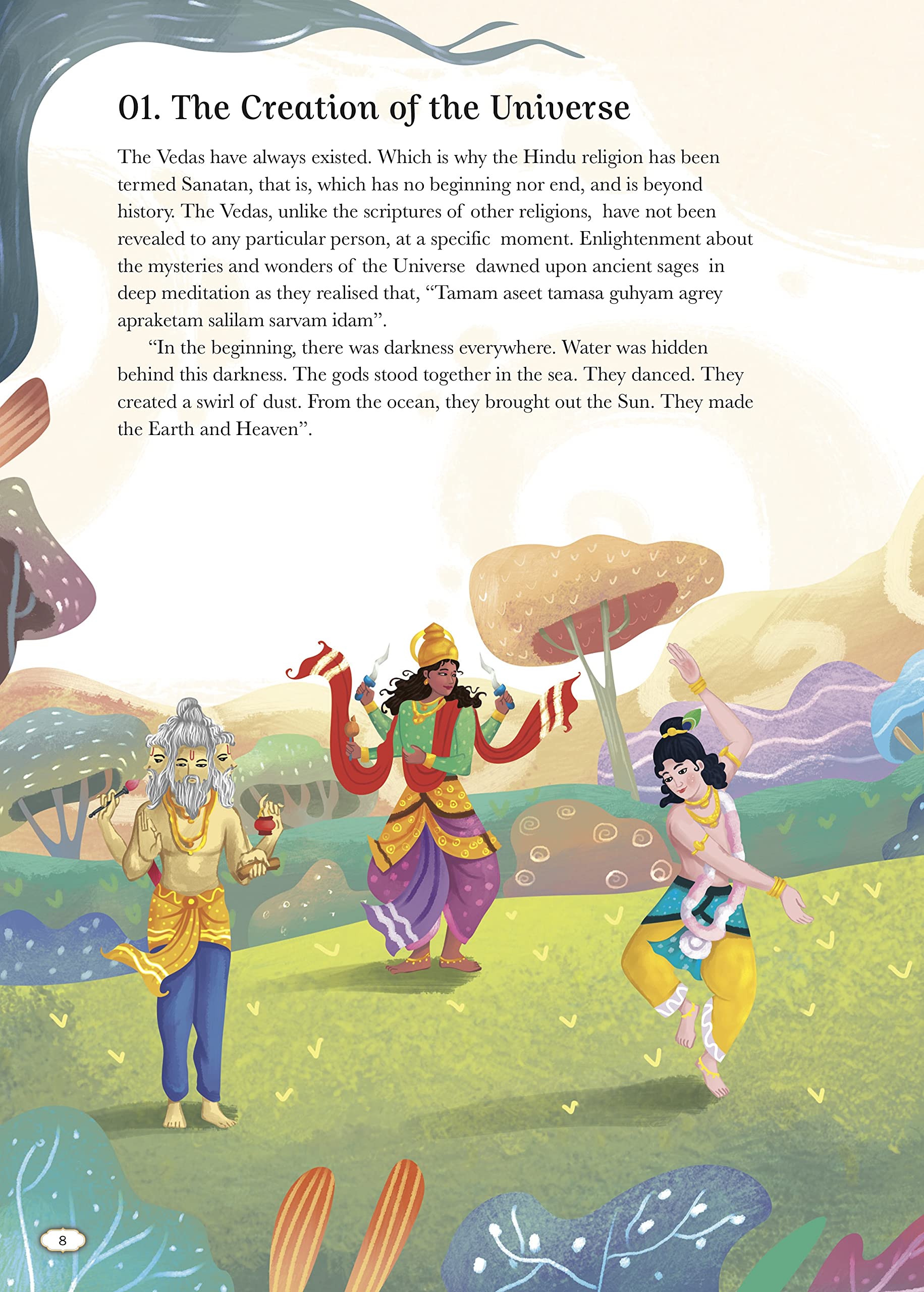 365 Stories from the Vedas, Upanishads & Puranas - Ancient Indian Wisdom for Daily Inspiration | Spiritual Growth & Meditation Guide