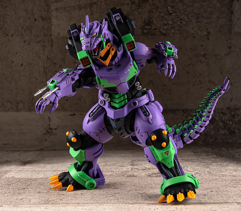 Aoshima ACKS Godzilla Vs. Evangelion Type 3 Kiryu EVA Unit 01 Color Ver. Model Kit - Exclusive Collectible Anime Figure for Display & Gifting