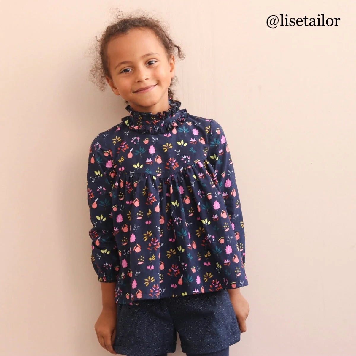Louise Blouse and Dress Sewing Pattern for Girls Age 3-12 Years | DIY Children's Clothing | Perfect for Birthday Dresses, School Outfits & Special Occasions