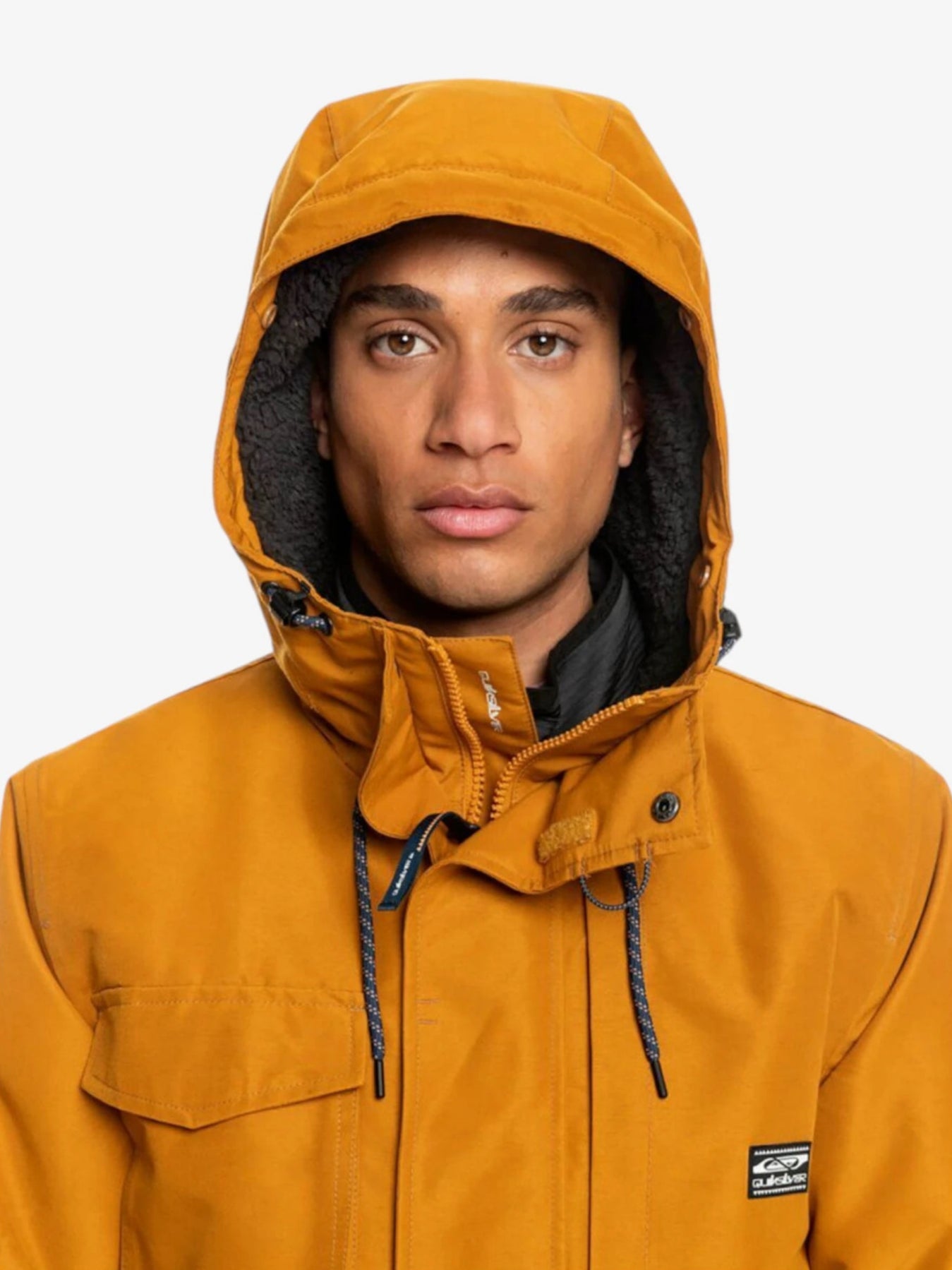 Quiksilver Ferris Brown Camper Parka Jacket - Waterproof, Windproof Outdoor Coat for Hiking, Camping & Winter Adventures