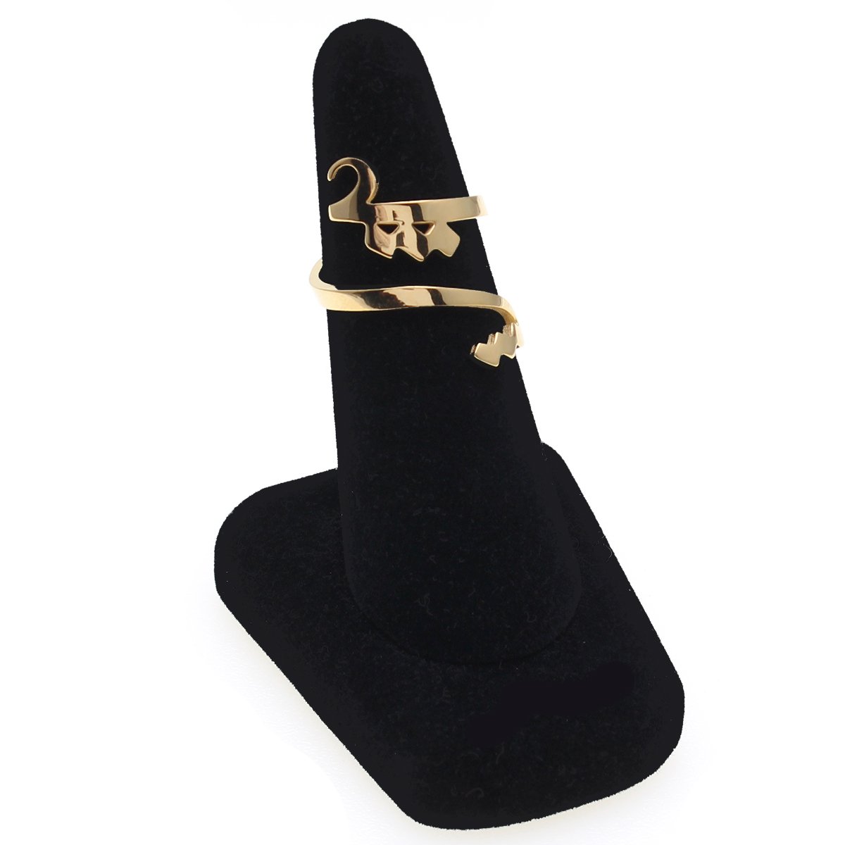 18K Gold Persian Parsi Love Eshgh Ring - Elegant Handmade Jewelry Gift for Women, Anniversary, Valentine's Day & Special Occasions
