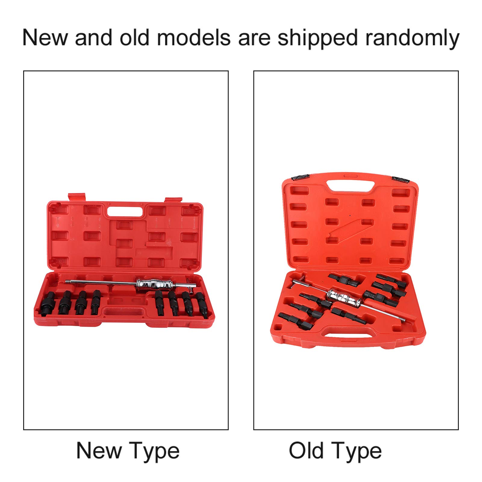 9Pcs Aluminum Alloy Blind Hole Bearing Puller Set - Internal Slide Hammer Tool Kit (8-32mm) for Automotive Repair & Machinery Maintenance - Professional Bearing Removal for Workshops & DIY Mechanics