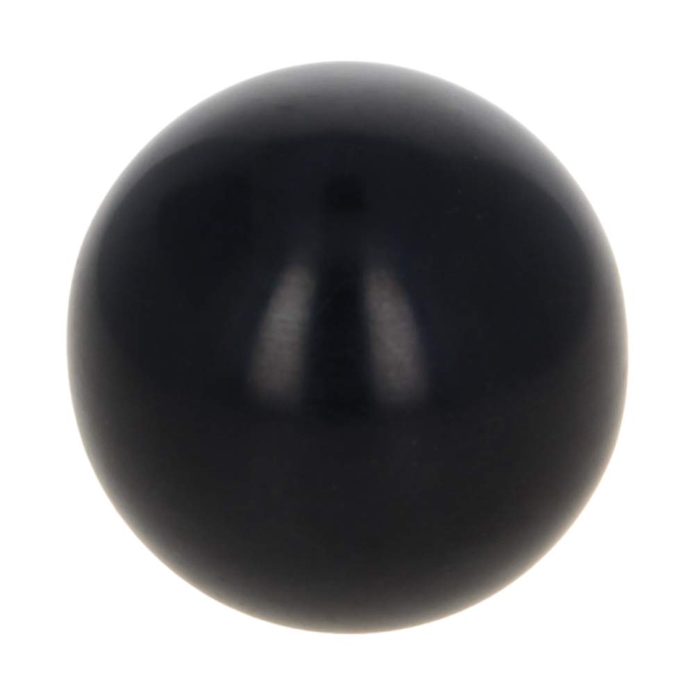 2Pcs Black Bakelite Thermoset Ball Knob - M10 Female Thread, 35mm Diameter Smooth Spherical Handle for Lawn Mowers & Exercise Equipment - Durable, No-Twist Design for Easy Grip and Control