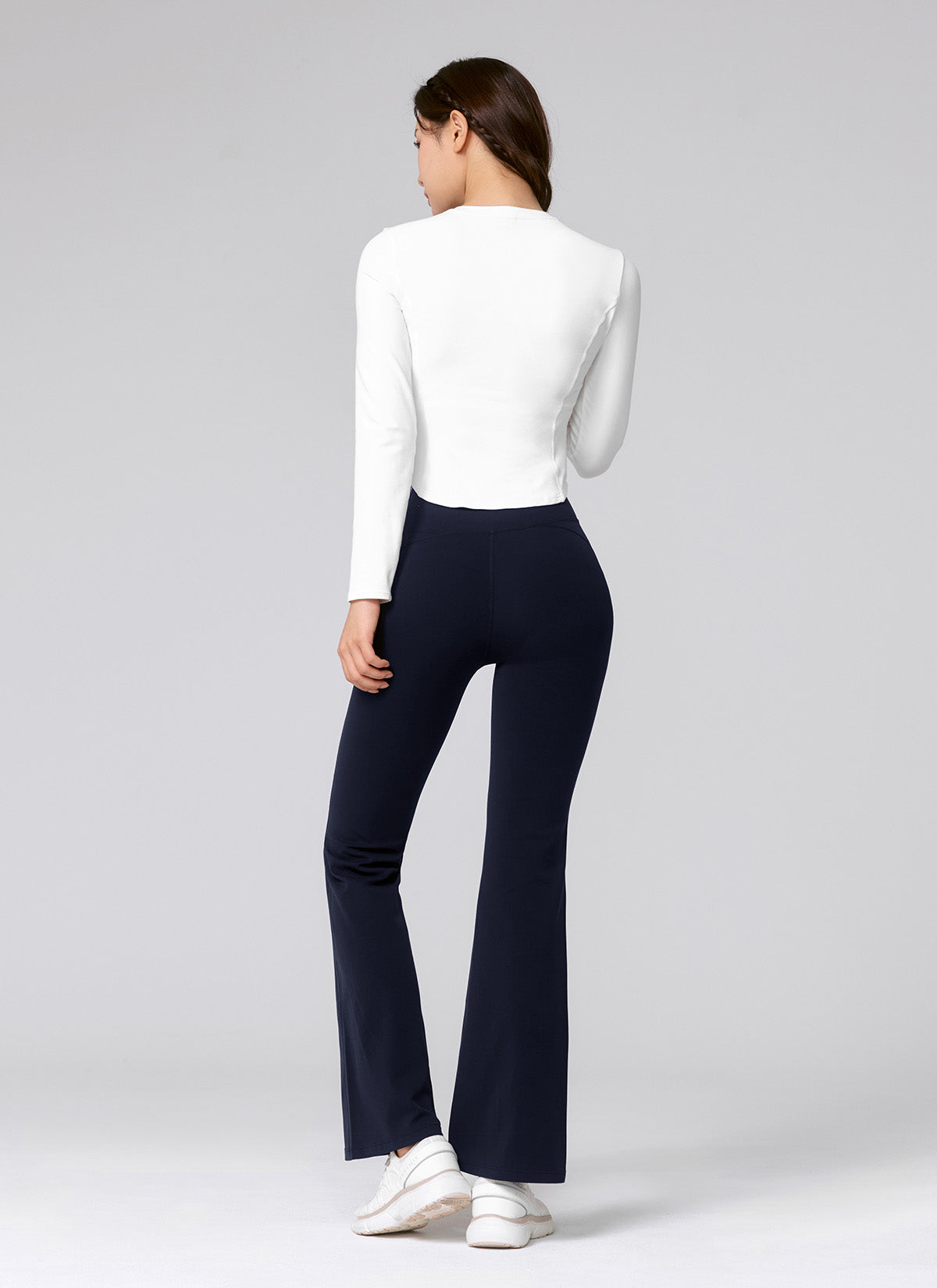 Black Label Signature Power Rise Fleece Bootcut Pants for Women - Soft Winter Warm Workout Yoga Lounge Pants - Perfect for Gym, Running, Travel & Relaxation