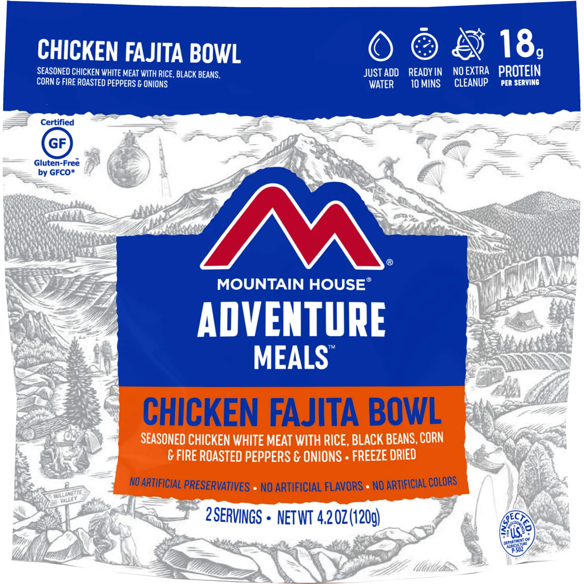 Delicious Chicken Fajita Bowl - 2 Servings | Authentic Mexican Meal Kit | Perfect for Quick Dinners & Family Meals