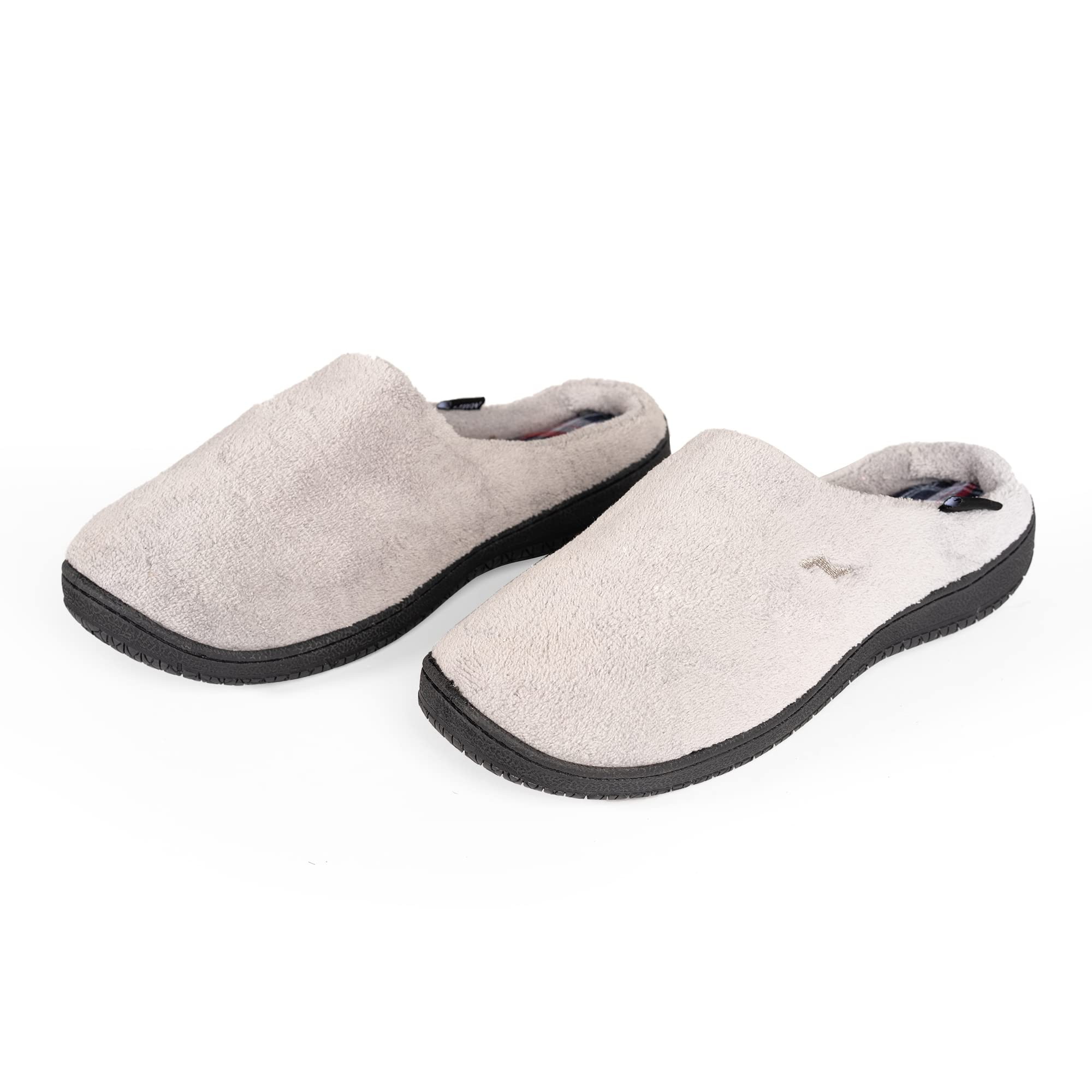**NORTY Slip-On Clog Slippers for Men - Memory Foam House Shoes - Comfortable Indoor & Outdoor Slippers for Relaxing at Home, Gardening, or Quick Errands**