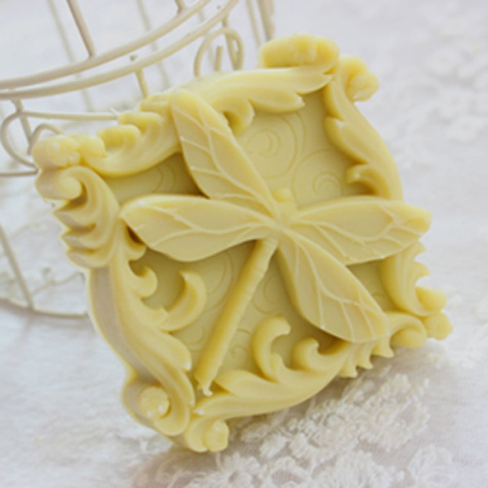 Premium Dragonfly Silicone Soap Molds for DIY Handmade Soap Making - 6 Cavity Reusable Soap Molds for Crafting, Bath Bombs, and Candle Making - Perfect for Home Spa, Gifts, and DIY Projects