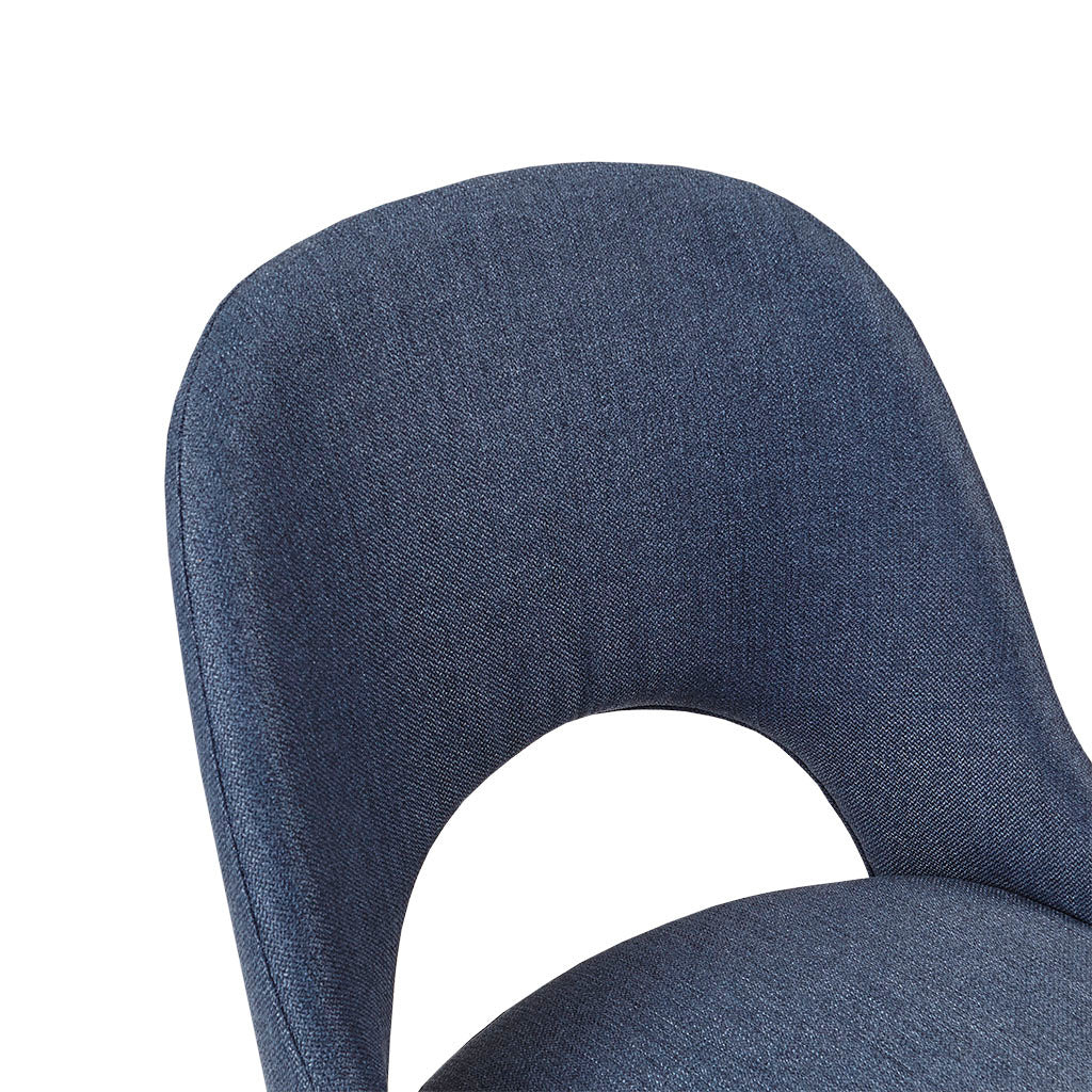 Modern Dining Side Chairs Set of 2 - Sturdy Wooden Kitchen Chairs with Padded Seat - Perfect for Dining Room, Breakfast Nook, Small Spaces & Home Office